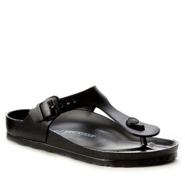 Birkenstock: Чёрные шлёпанцы  Gizeh