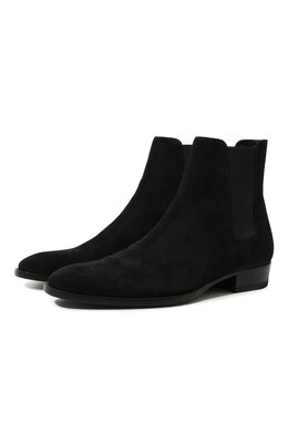 Saint Laurent: Однотонные ботинки  Wyatt