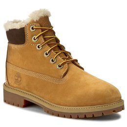 Timberland: Коричневые ботинки