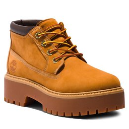 Timberland: Коричневые ботинки