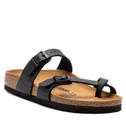 Birkenstock: Чёрные шлёпанцы  Mayari