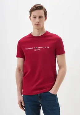 Tommy Hilfiger: Красная футболка 