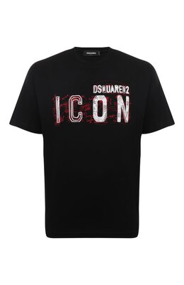 Dsquared2: Хлопковая футболка  Icon