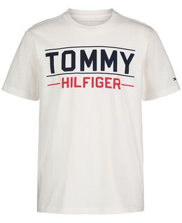 Tommy Hilfiger: Белая футболка Tommy