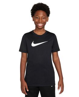 Nike: Чёрная футболка  Dri FIT