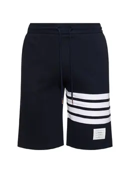 THOM BROWNE: Хлопковые шорты  4-Bar
