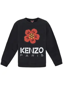 Kenzo: Хлопковый свитшот  World