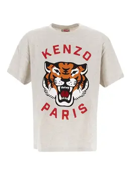 Kenzo: Хлопковая футболка  World