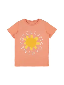 STELLA MCCARTNEY KIDS: Хлопковая футболка 