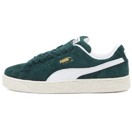 PUMA: Тёмные кроссовки  Suede