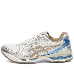 Asics: Серебристые кроссовки Gel-Kayano 14