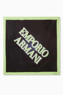 Emporio Armani: Чёрный шарф