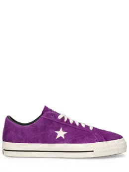 CONVERSE: Фиолетовые кроссовки  One Star Pro