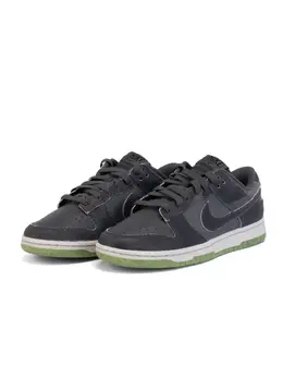 Nike: Серые кеды Dunk Low Retro