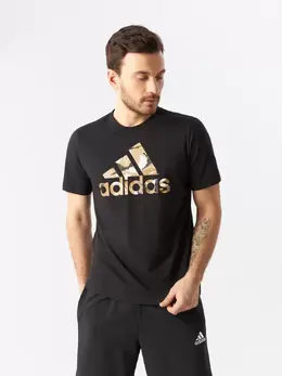 Adidas: Чёрная футболка