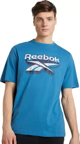 Reebok: Синяя футболка Vector