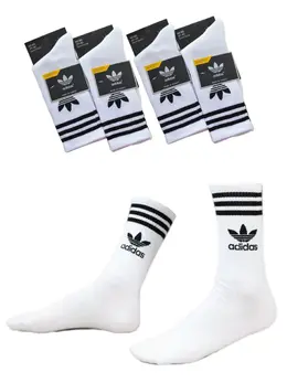 Adidas: Белые носки 