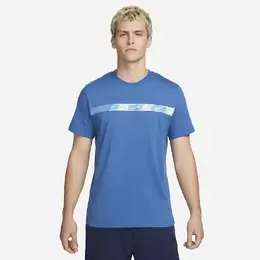 Nike: Голубая футболка  Sportswear