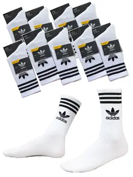 Adidas: Белые носки 