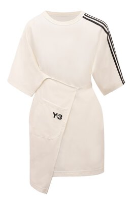 Y-3: Хлопковая футболка 