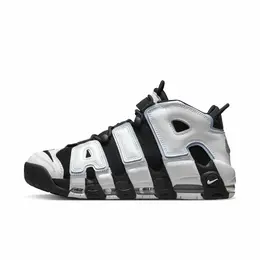 NIKE: Чёрные кроссовки Air More Uptempo