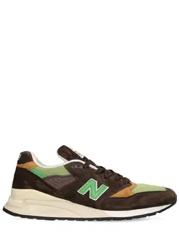 NEW BALANCE: Коричневые кроссовки 