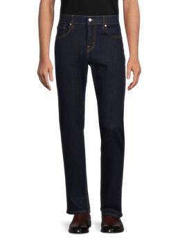 7 For All Mankind: Прямые джинсы  Slimmy