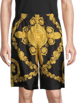 Versace: Чёрные шорты  Medusa