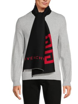 Givenchy: Чёрный шарф 