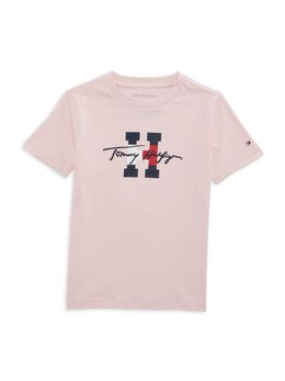 Tommy Hilfiger: Розовая футболка 