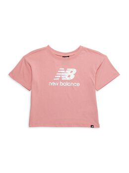 New Balance: Короткая футболка 