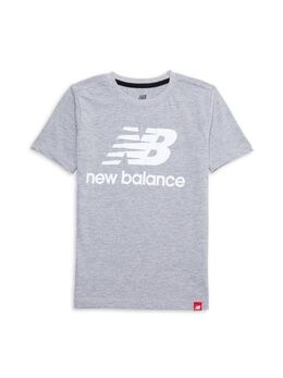 New Balance: Серая футболка