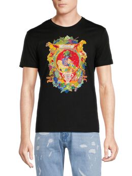 Versace: Чёрная футболка  Medusa