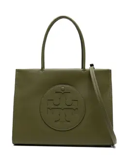 Tory Burch: Зелёная сумка-шоппер  Ella