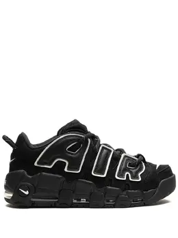 Nike: Чёрные кроссовки  Air More Uptempo