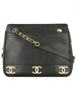 CHANEL Pre-Owned: Чёрная сумка 