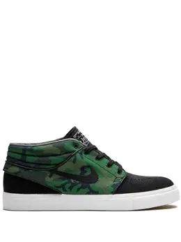 Nike: Зелёные кроссовки Zoom Stefan Janoski