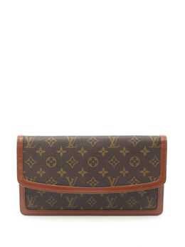 Louis Vuitton Pre-Owned: Коричневый клатч 