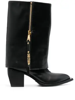 Moschino: Чёрные ботинки 