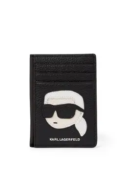 Karl Lagerfeld: Чёрный картхолдер Ikonik