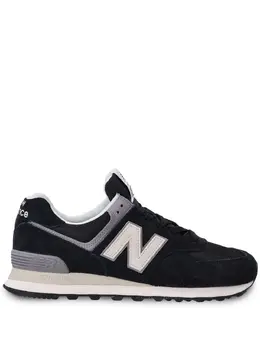 New Balance: Чёрные кроссовки  574