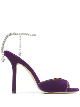 Jimmy Choo: Тёмные сандалии  Saeda