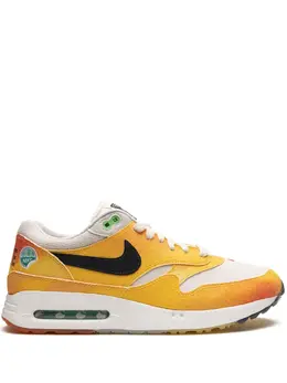Nike: Жёлтые кроссовки  Air Max 1