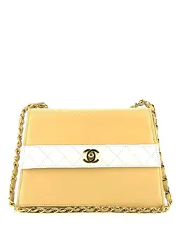 CHANEL Pre-Owned: Бежевая сумка 