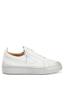 Giuseppe Zanotti: Белые кроссовки  Frankie
