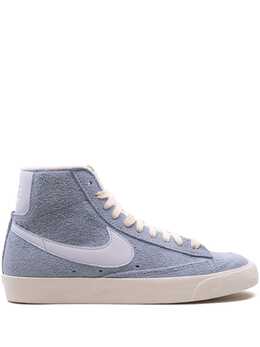 Nike: Голубые кроссовки  Blazer Mid 77 Vintage