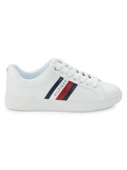 Tommy Hilfiger: Белые кроссовки 