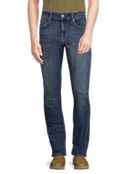 7 For All Mankind: Прямые джинсы  Slimmy