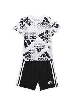 Adidas: Белая футболка