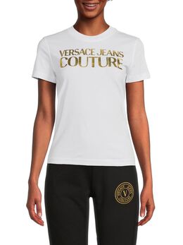 Versace: Белая футболка 